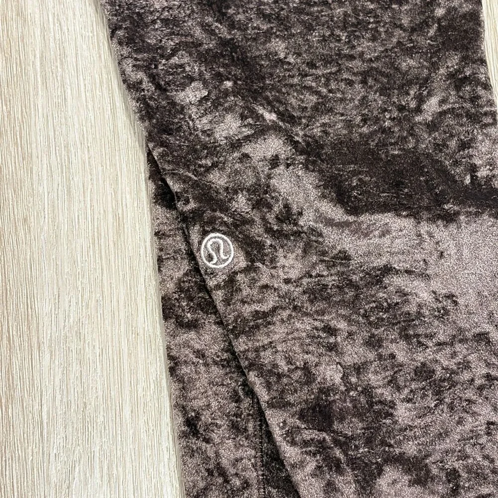 Lululemon Ready to Crush Velvet Jogger Pants Women’s French Press Brown Size 6